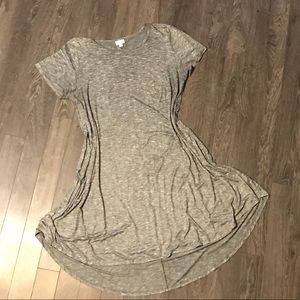 LuLaRoe Carly. Heather gray. XL.
